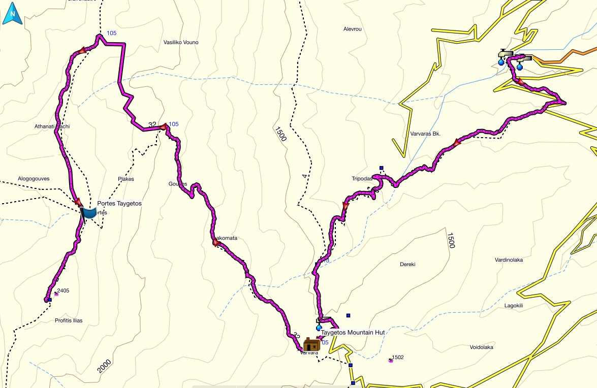 Taygetos_Taygetus_Mountain_Autumn_Ascent_Map