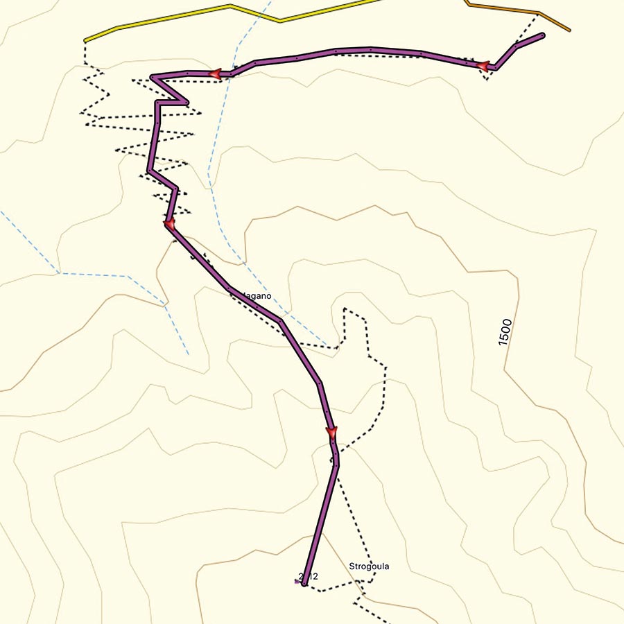 Winter_Climb_Tzoumerka_Athamanika_Stroggoula_Agrofylakas_Couloir_Map