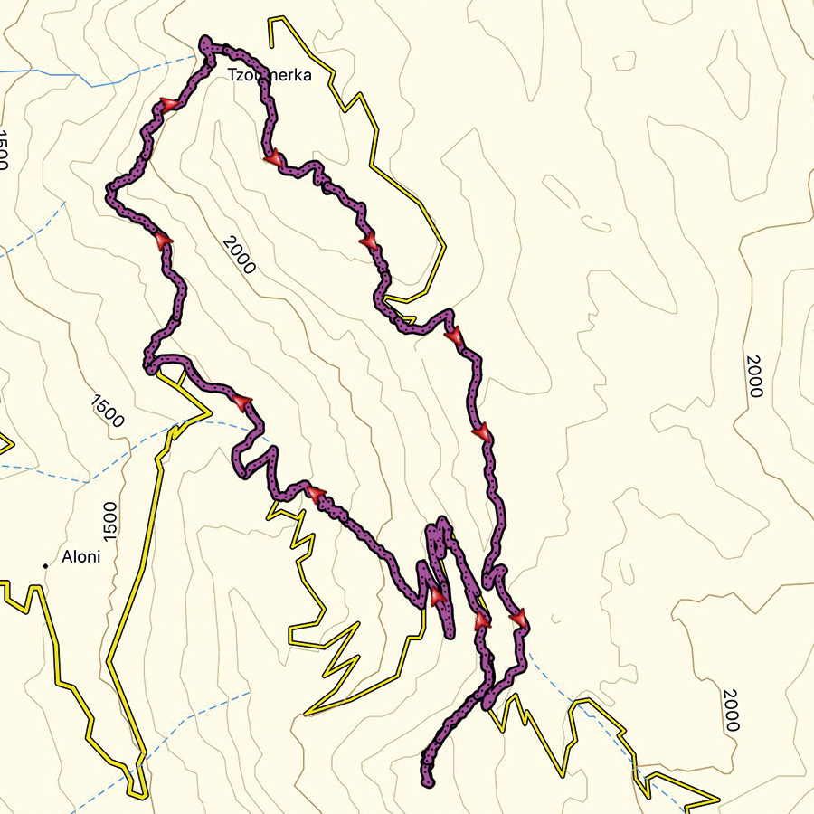 Hiking_Tzoumerka_Skala_Stamati_Katafidi_MAP