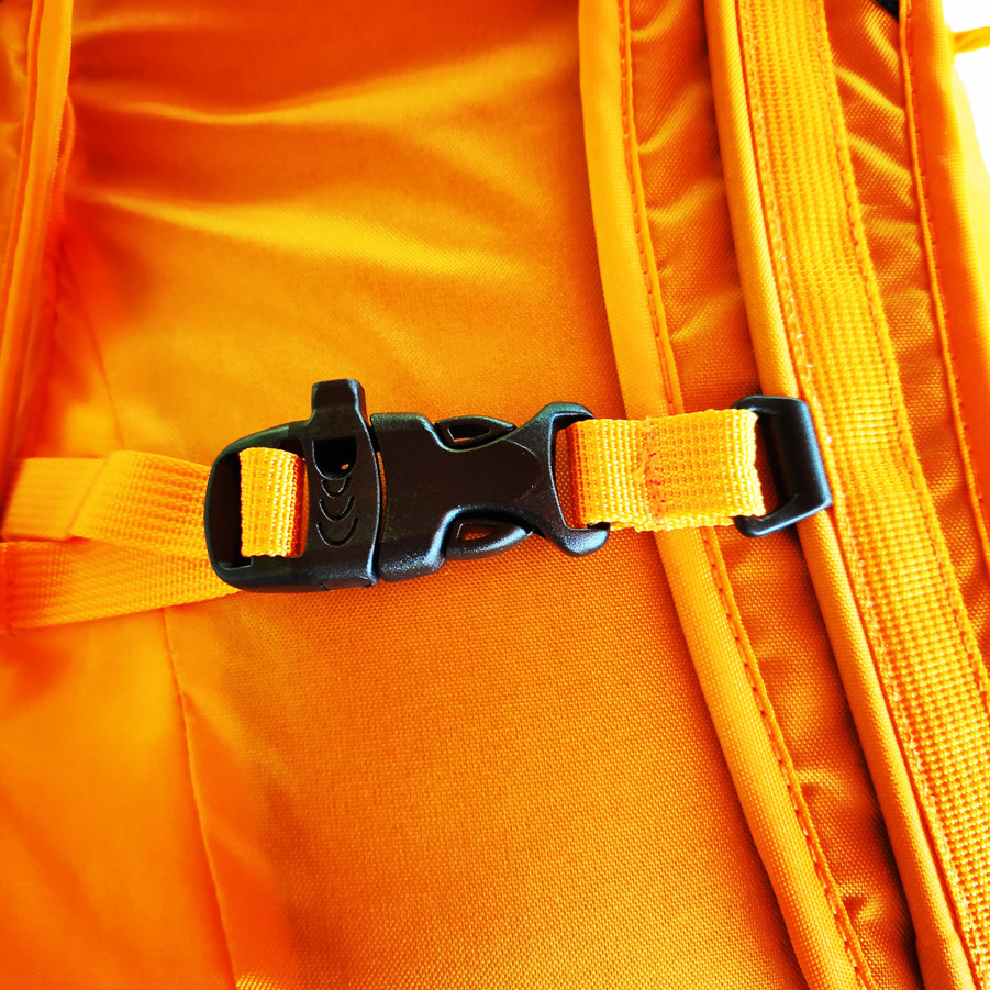 The North Face Verto 27 Backpack Review shoulder strap detail