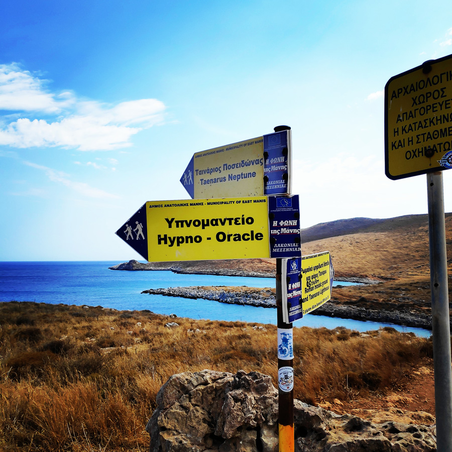 Hiking in Cape Tainaron Matapan Southmost point of Greece