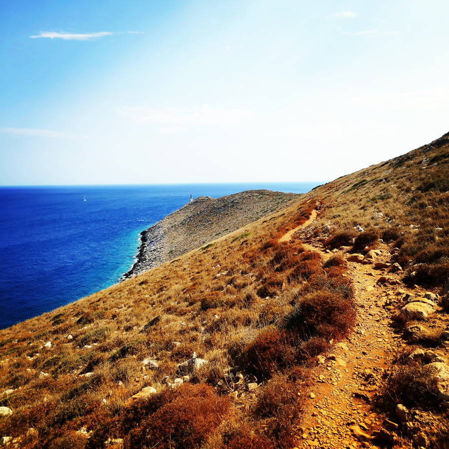 Hiking in Cape Tainaron Matapan Southmost point of Greece