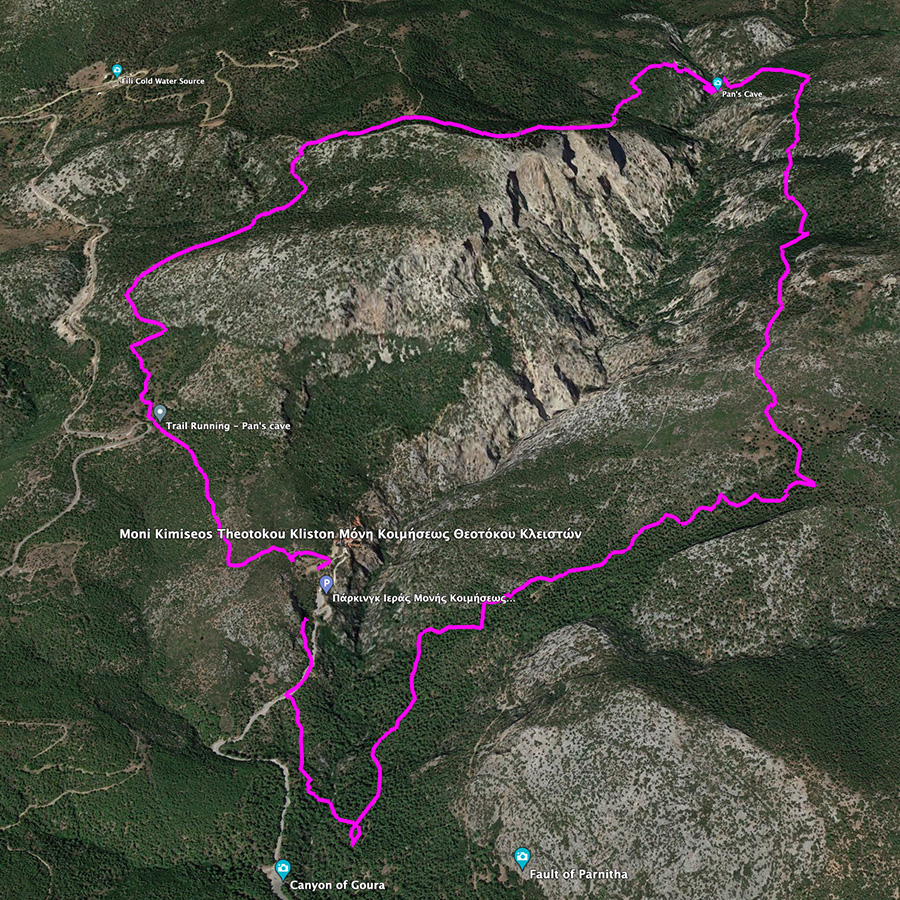 Hiking_West_Parnitha_Moni-Kliston_Panas-Cave_Arma_3D_01
