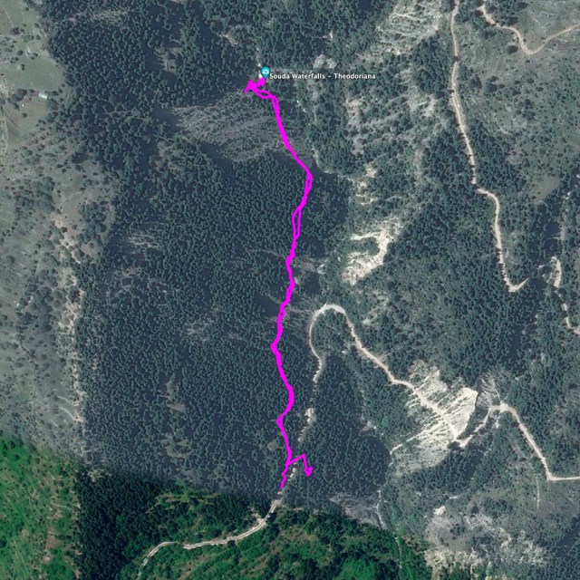 Hiking_Tzoumerka_Souda_Waterfalls_Theodoriana_Map
