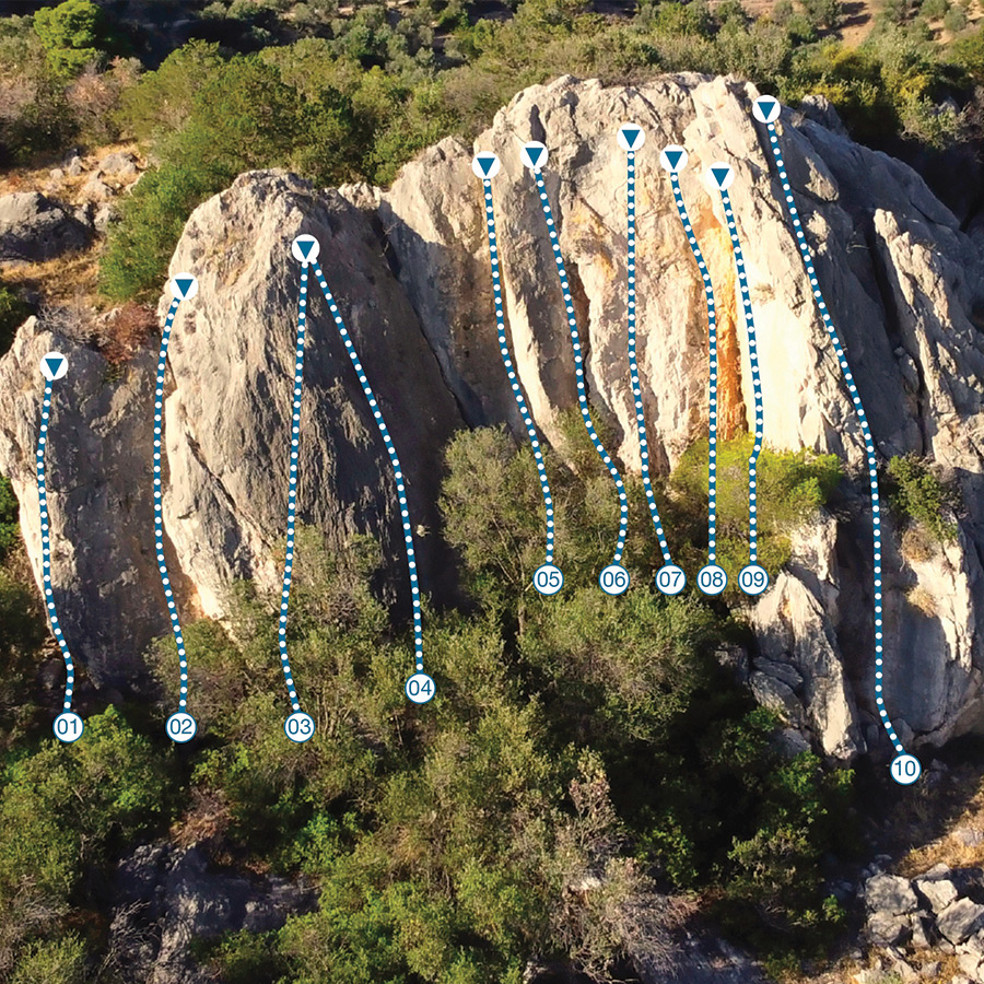 SunCastle_Crag_Climbing_Ermioni_Topo