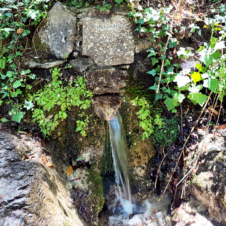 Hiking_Orlias_Stream_red_rock_waterfall_Mount_Olympus_14