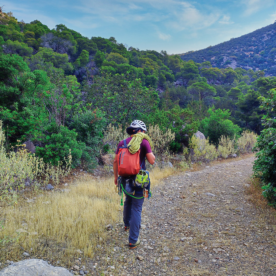 Electra Trad Climbing Multipitch Pleiades Crag Katafyki Ermioni