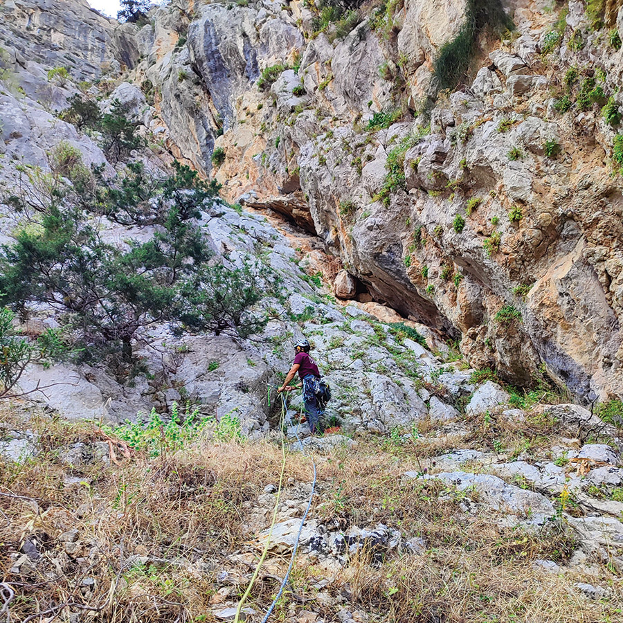 Electra Trad Climbing Multipitch Pleiades Crag Katafyki Ermioni
