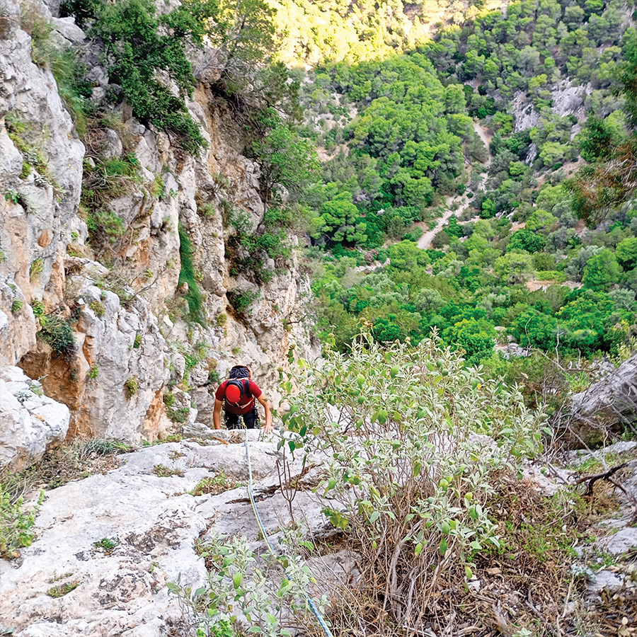 Electra Trad Climbing Multipitch Pleiades Crag Katafyki Ermioni