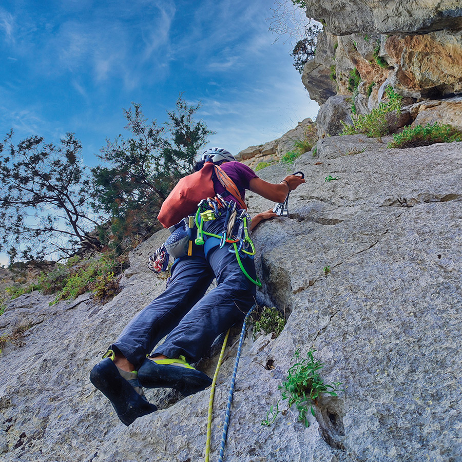 Electra Trad Climbing Multipitch Pleiades Crag Katafyki Ermioni