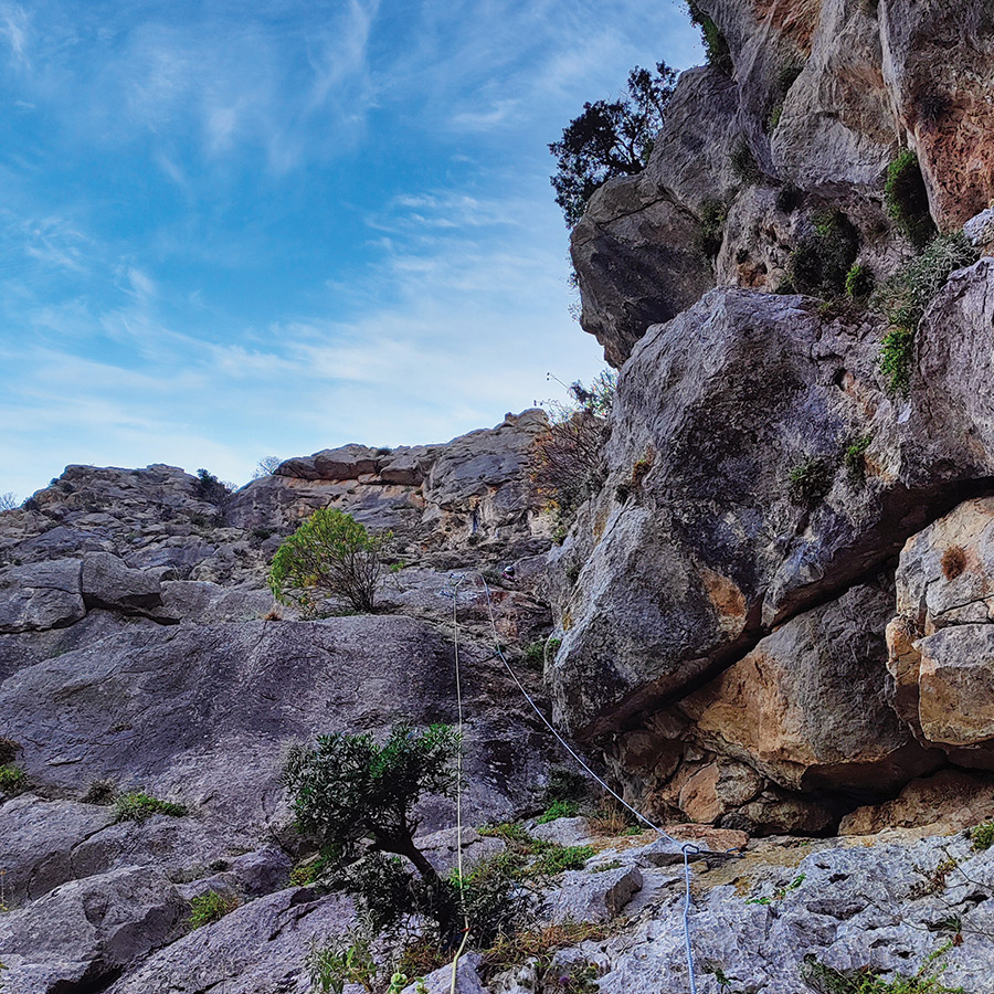 Electra Trad Climbing Multipitch Pleiades Crag Katafyki Ermioni