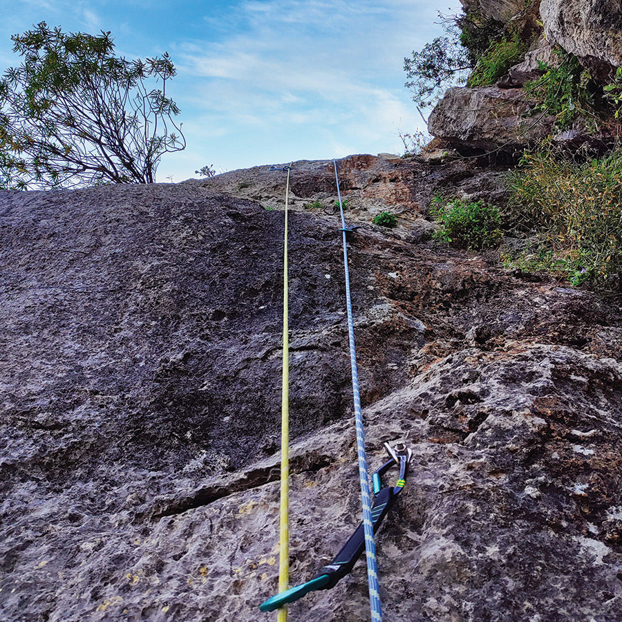 Electra Trad Climbing Multipitch Pleiades Crag Katafyki Ermioni