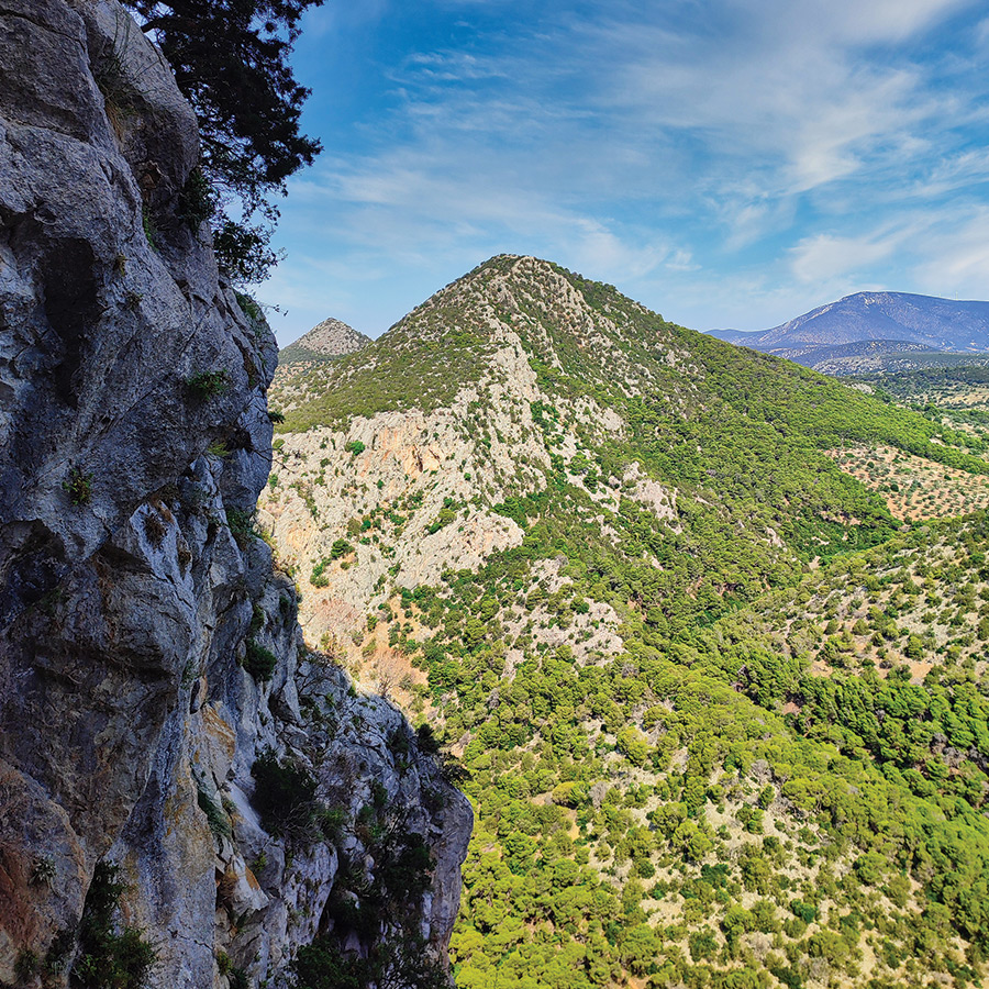Electra Trad Climbing Multipitch Pleiades Crag Katafyki Ermioni