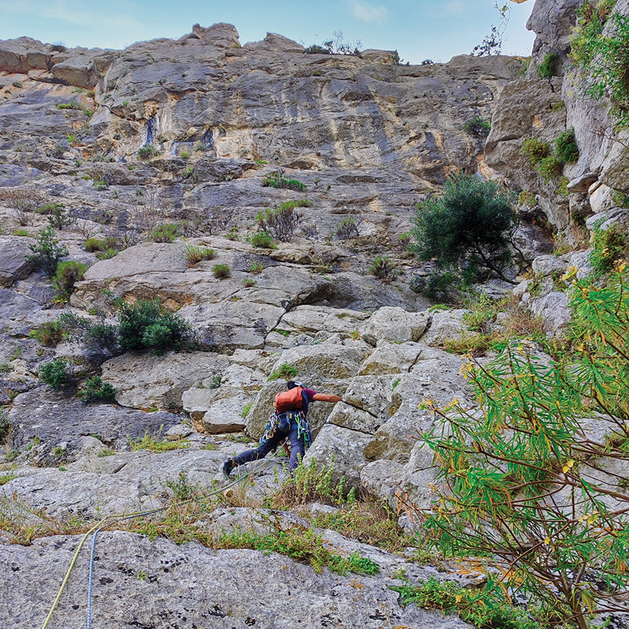 Electra Trad Climbing Multipitch Pleiades Crag Katafyki Ermioni