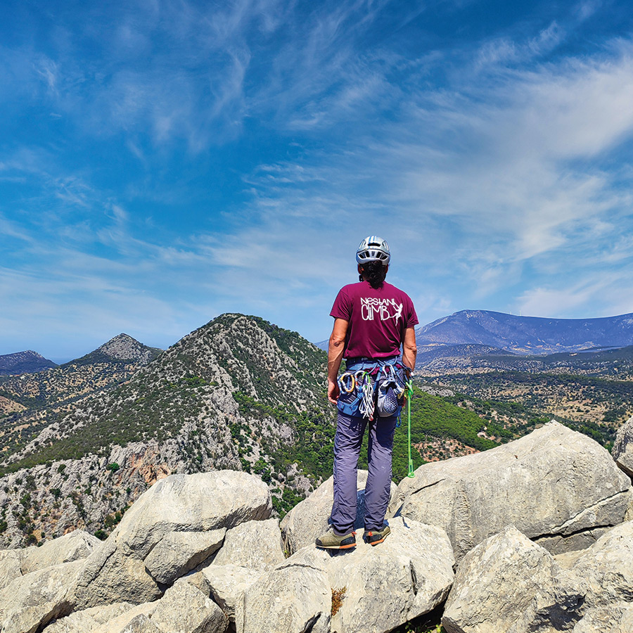 Electra Trad Climbing Multipitch Pleiades Crag Katafyki Ermioni
