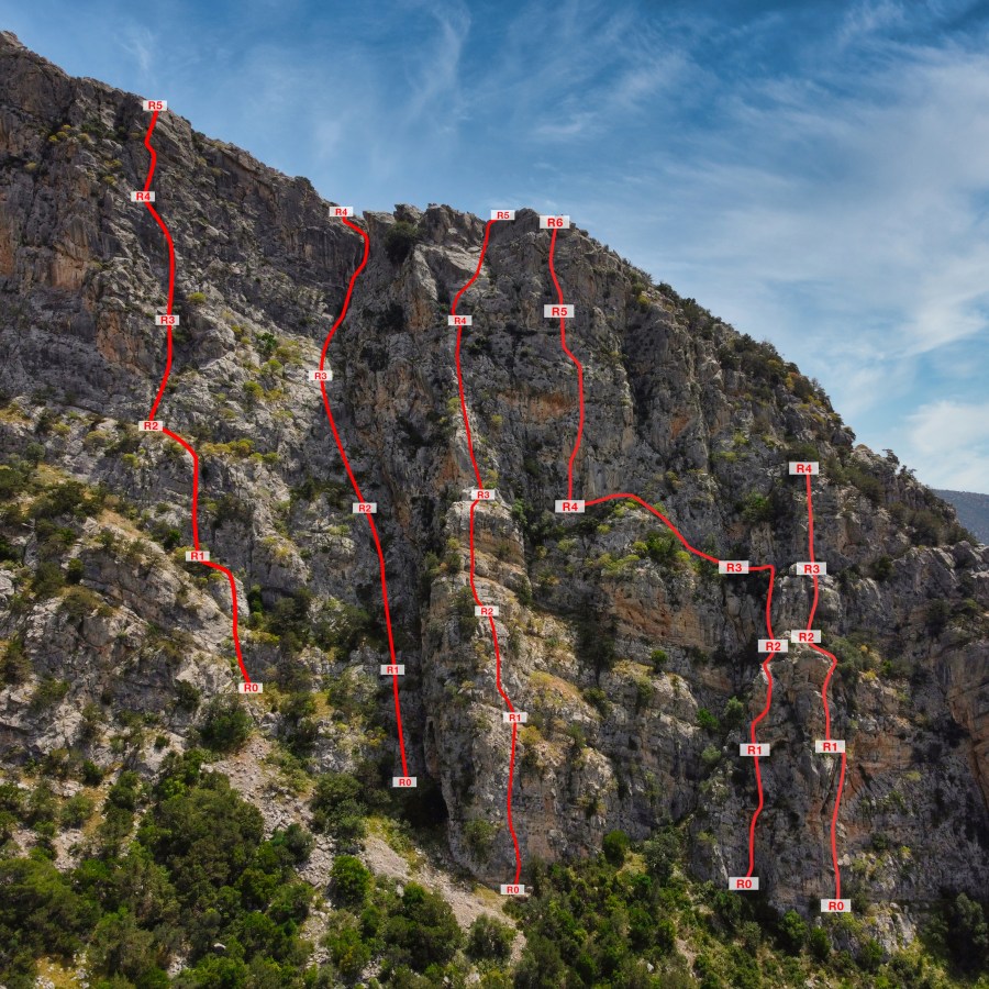 Pleiades Crag MultiPitch Climbing Ermioni