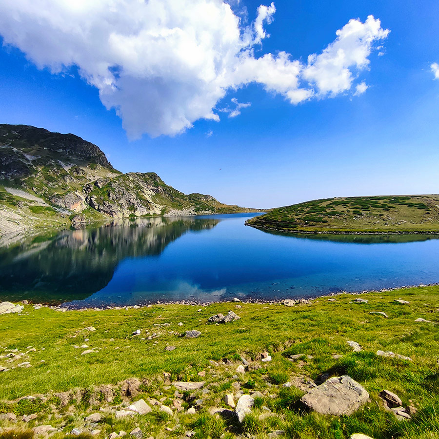 Kidney Lake at Seven Rila Lakes, Bulgaria.