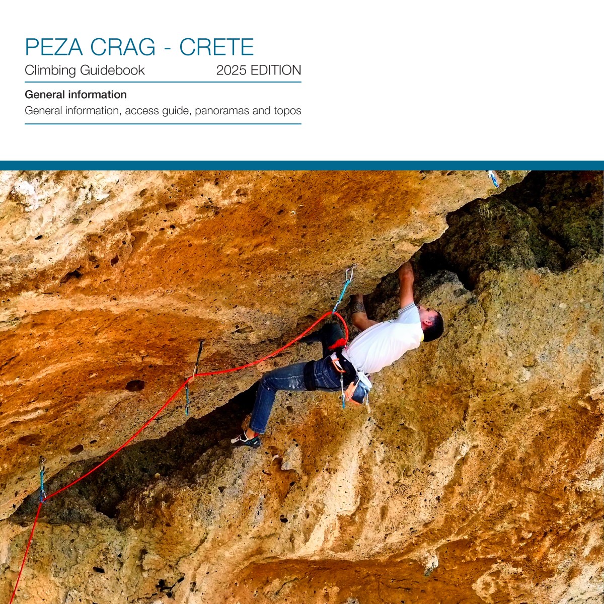 Climbing in Peza Crag Guidebook, Kalo Chorio, Crete,&nbsp;Greece
